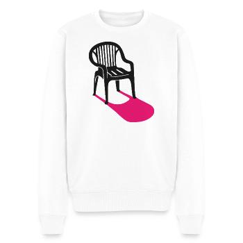Monobloc – des classiques du design pour toutes les occasions - Pull Premium bio Homme - blanc - Devant - Thijin (182cm)