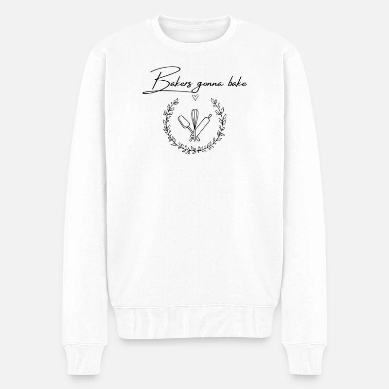Baker va pâtisser - Pull Premium bio Homme - blanc