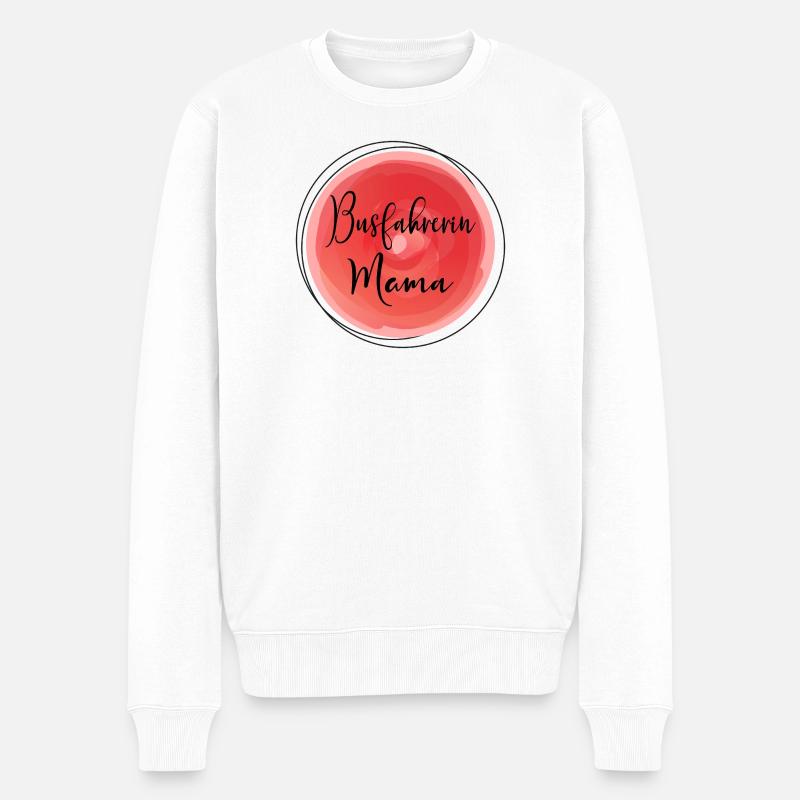 Maman chauffeuse de bus - Pull Premium bio Homme - blanc