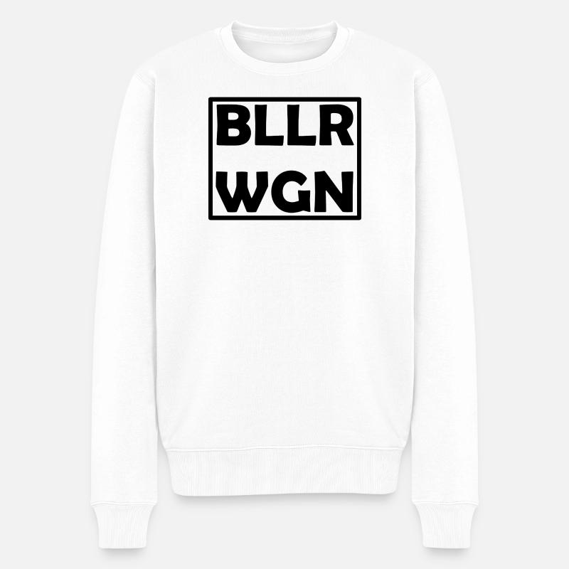 Bollerwagen - Männer Premium Bio Pullover - Weiß