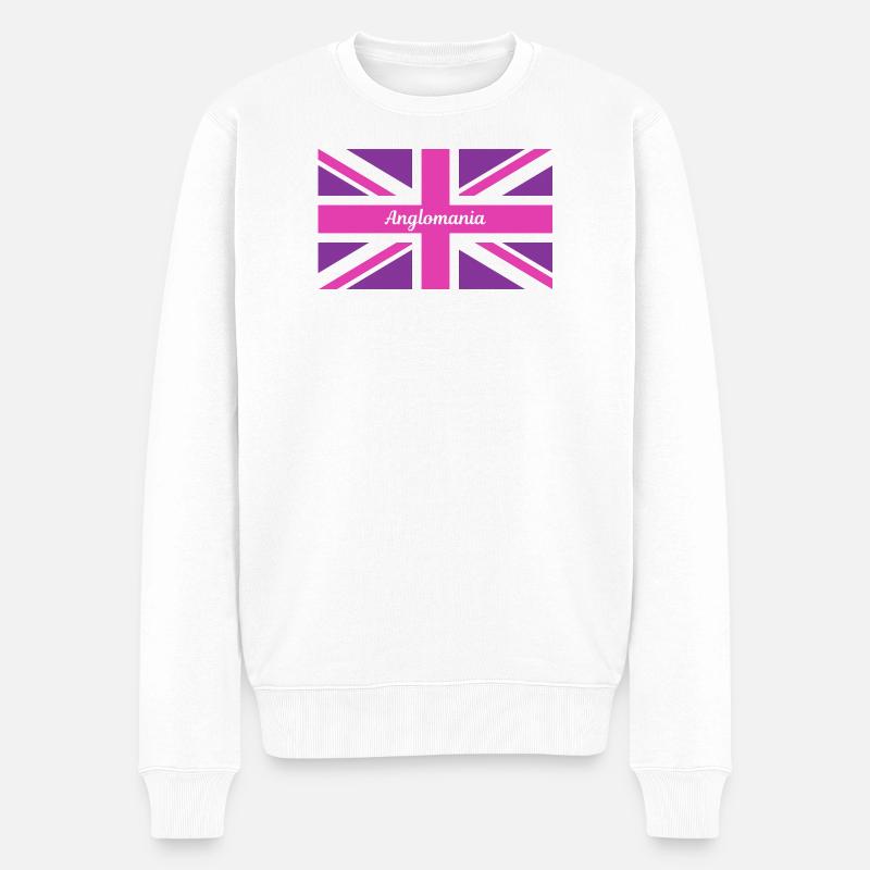Purpurnes Imperium - Männer Premium Bio Pullover - Weiß