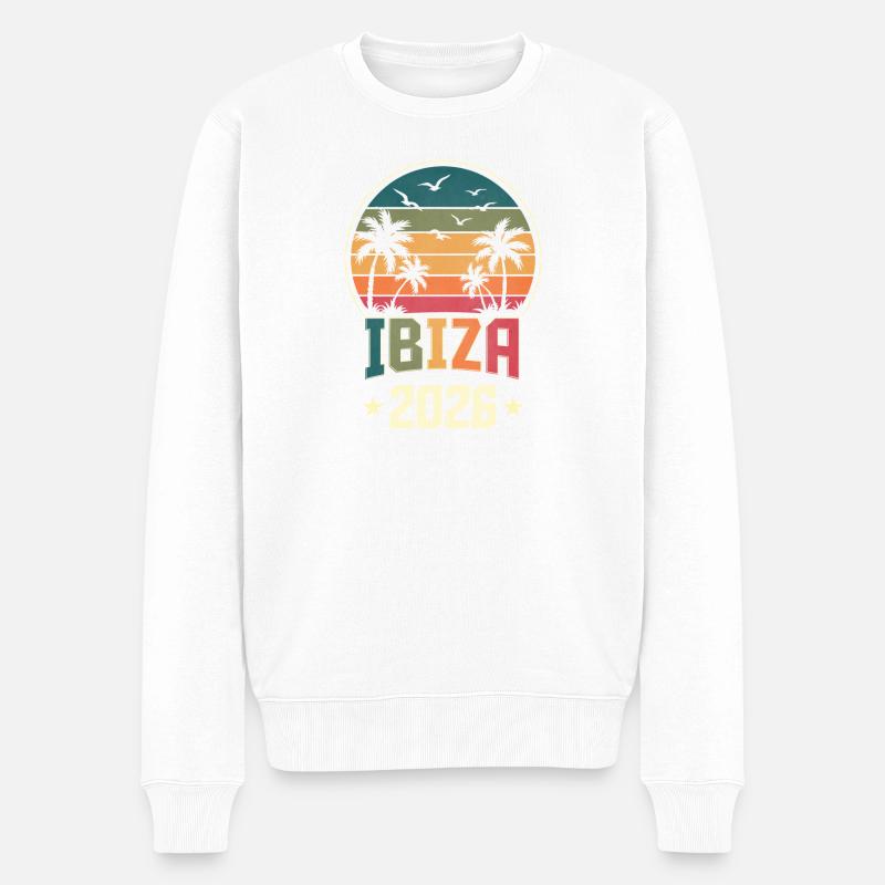 Ibiza 2026 - Pull Premium bio Homme - blanc