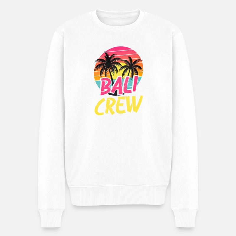 Équipage de Bali - Pull Premium bio Homme - blanc