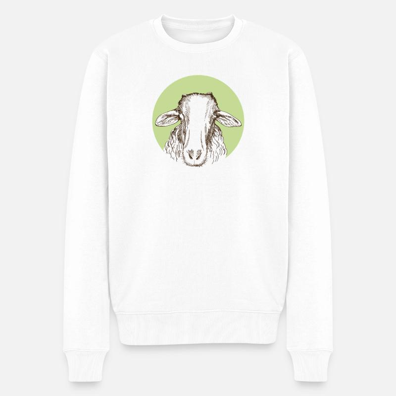 Mouton - Pull Premium bio Homme - blanc