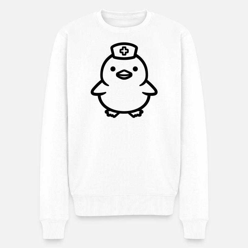 infirmière - Pull Premium bio Homme - blanc