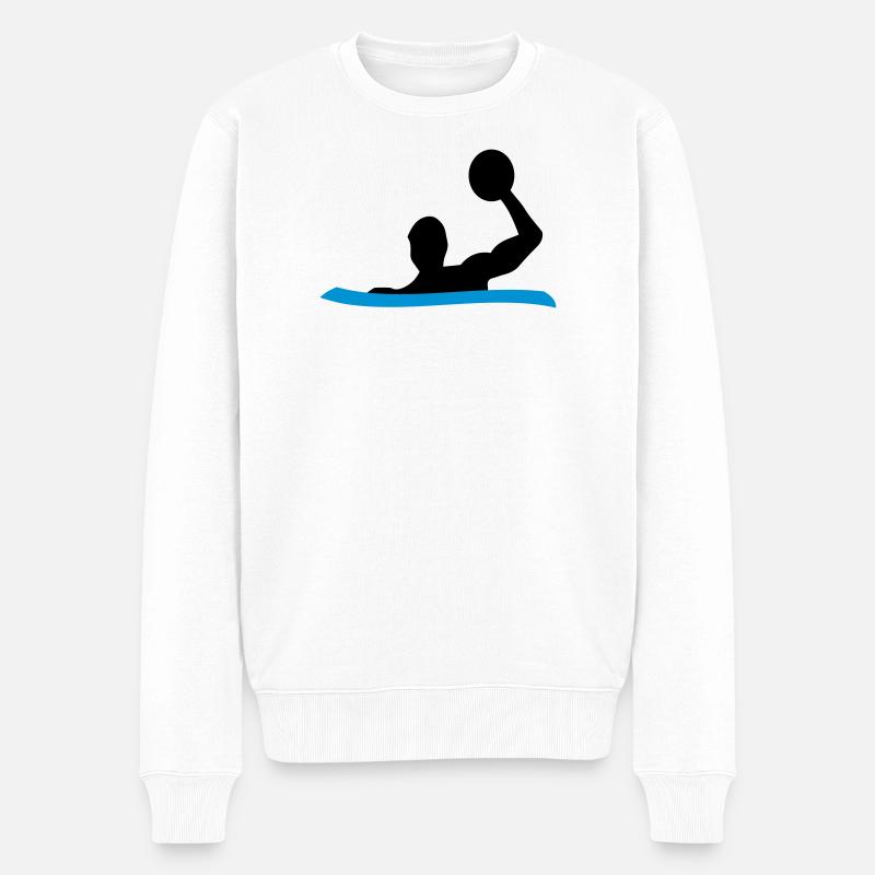 Waterpolo - Pull Premium bio Homme - blanc