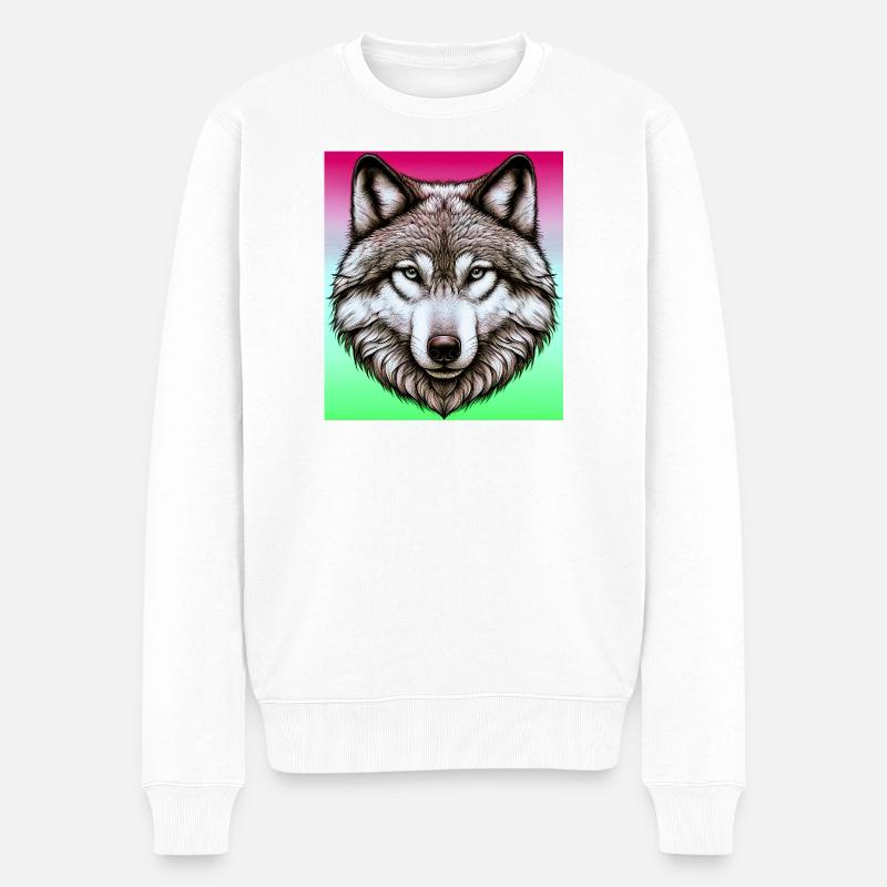 Loup - Pull Premium bio Homme - blanc