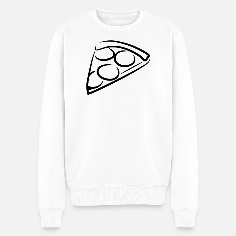 Pizza - Pull Premium bio Homme - blanc
