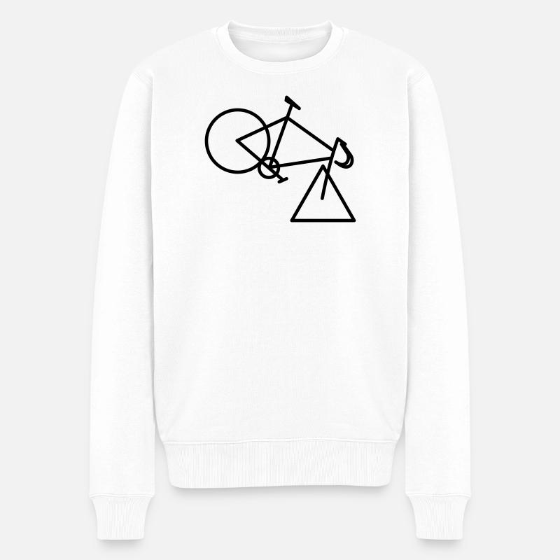 Tri-cycle - Pull Premium bio Homme - blanc