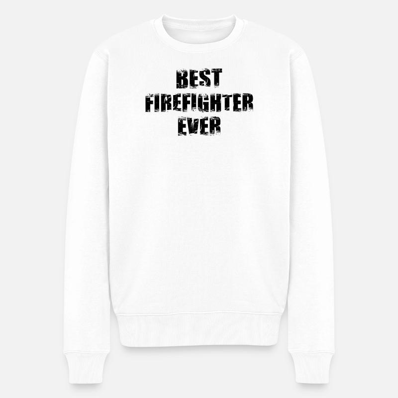 Citation pompier - Pull Premium bio Homme - blanc