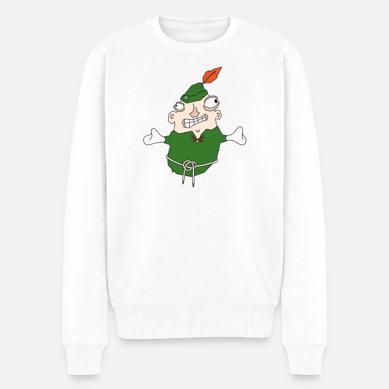 Fais-moi un câlin si tu peux - Pull Premium bio Homme - blanc