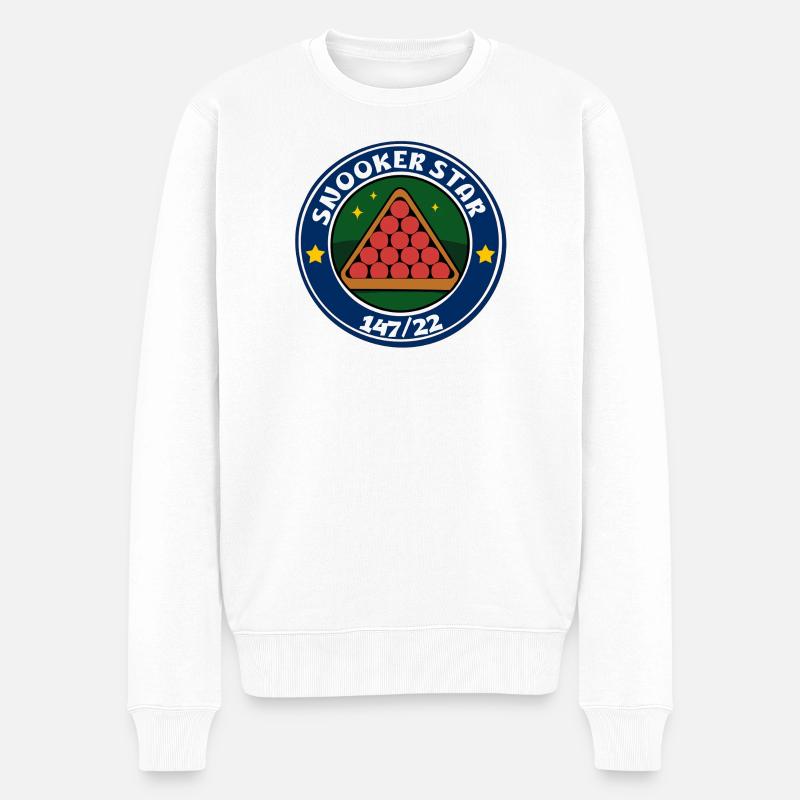 Triangle Snookerstar 147/22 - Pull Premium bio Homme - blanc