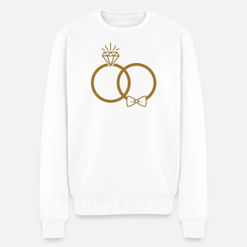 Alliances - Pull Premium bio Homme - blanc