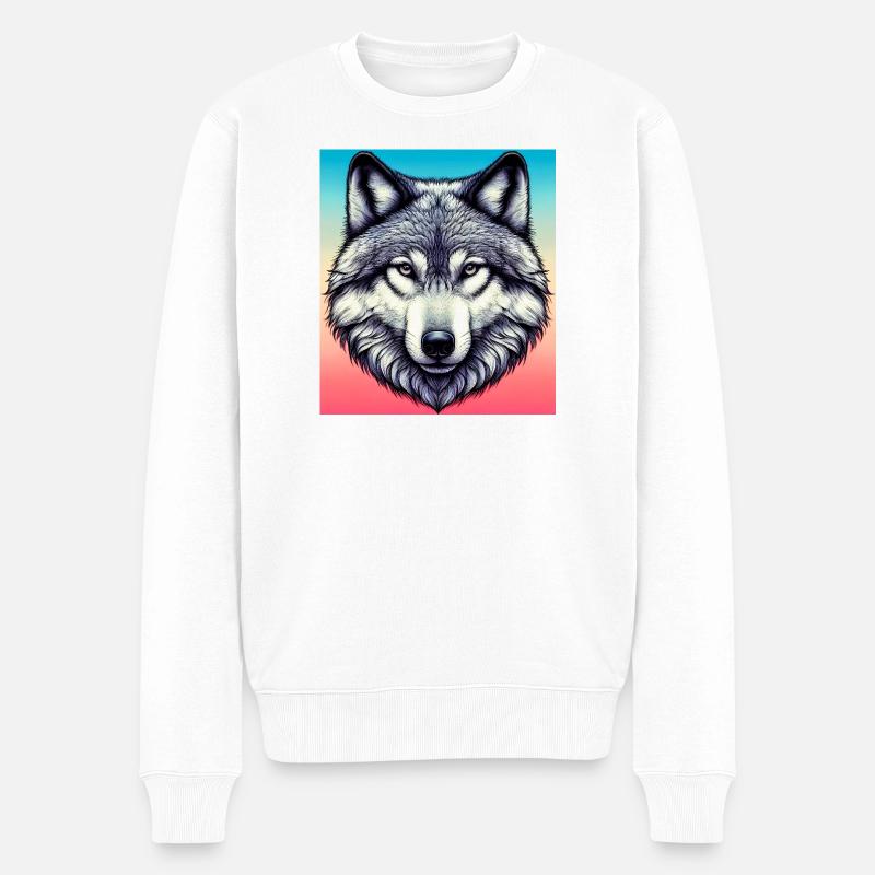 Loup - Pull Premium bio Homme - blanc