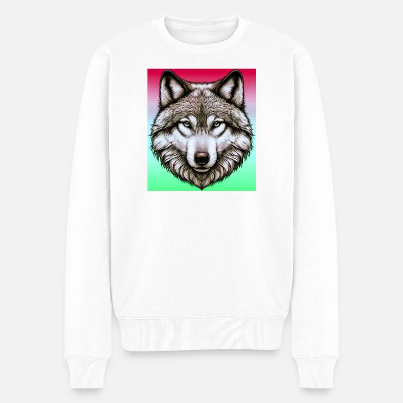 Loup - Pull Premium bio Homme - blanc