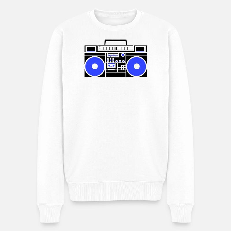 Radio blaster de ghetto - Pull Premium bio Homme - blanc