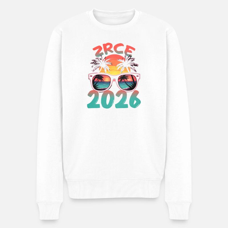 Zrce Party 2026 - Pull Premium bio Homme - blanc
