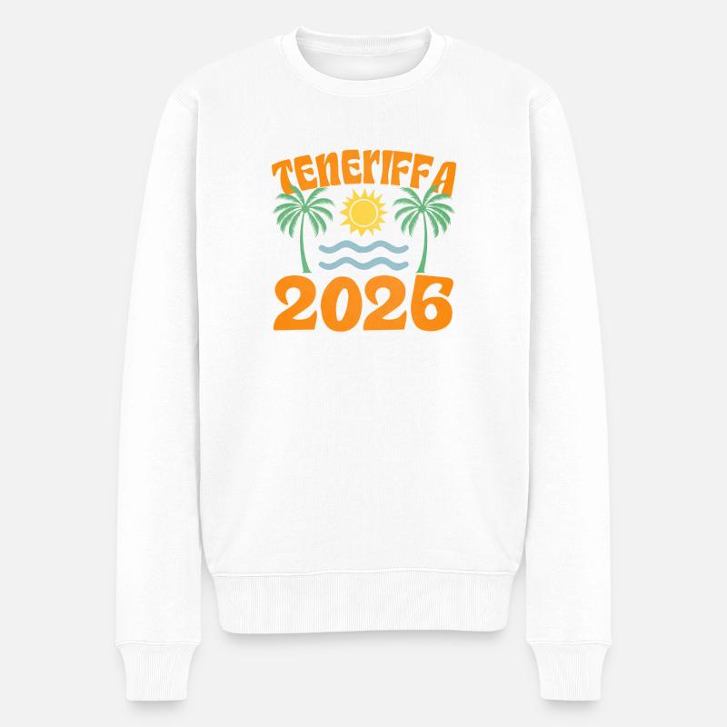Tenerife 2026 - Pull Premium bio Homme - blanc
