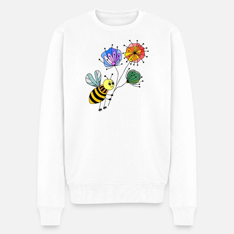insecte - Pull Premium bio Homme - blanc
