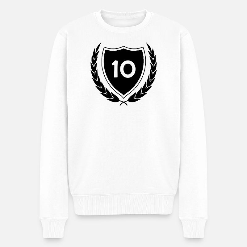 wappen_10 - Pull Premium bio Homme - blanc