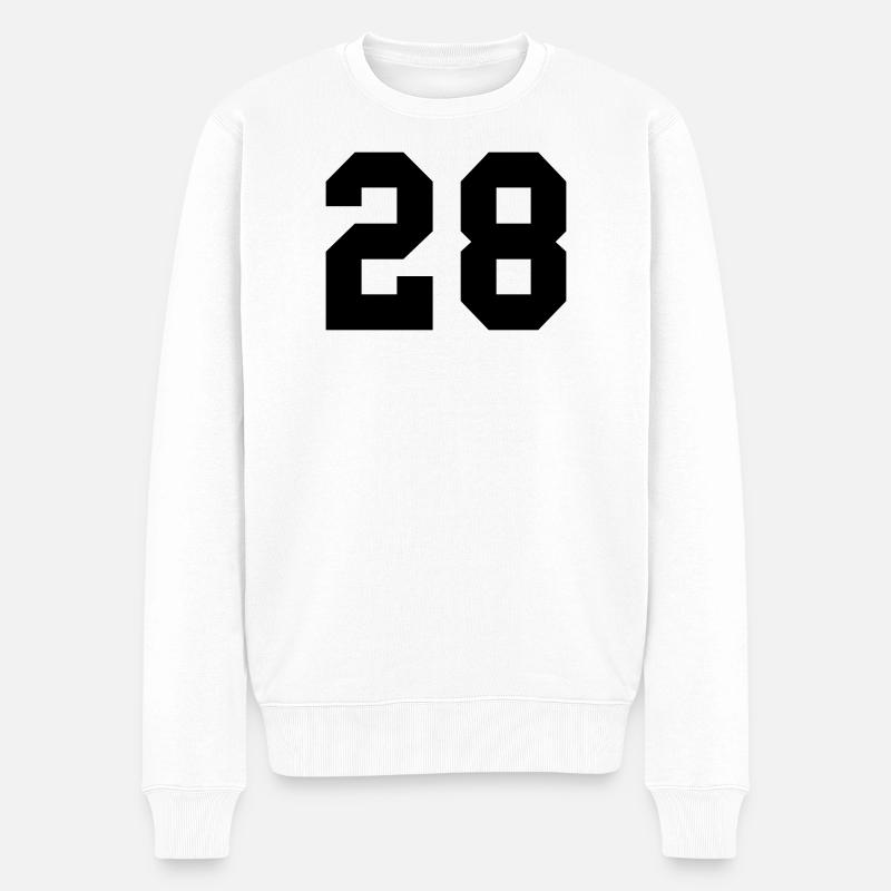 28 - Pull Premium bio Homme - blanc