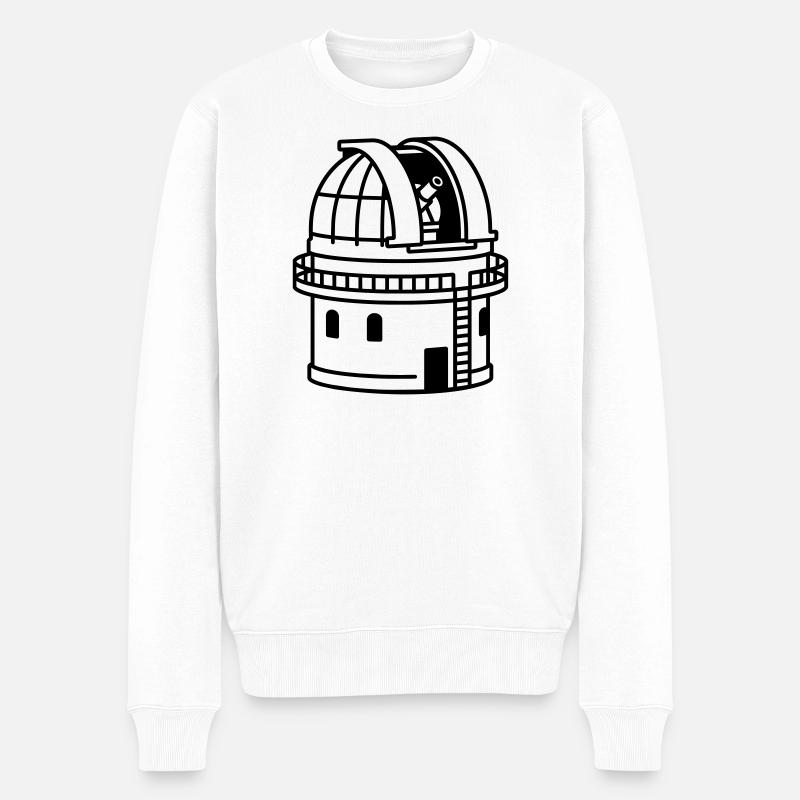 Observatory - Men's Premium Organic Jumper - white