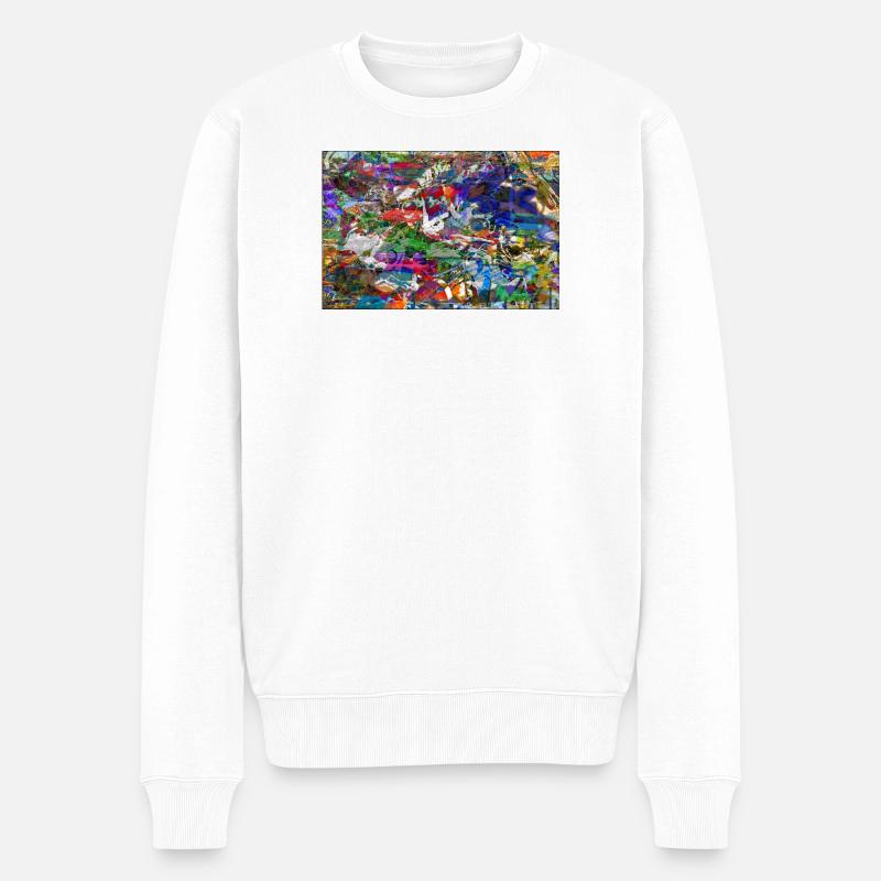 jklajggejrdatschy - Pull Premium bio Homme - blanc