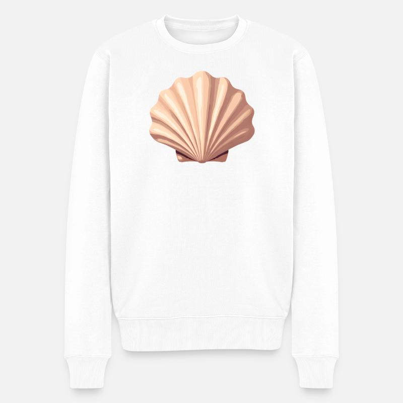 Coquille - Pull Premium bio Homme - blanc
