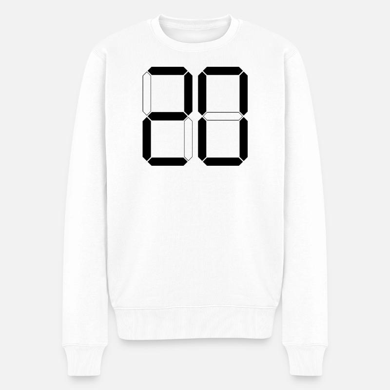 NUMÉRO 20 Vingt Cadeaux d’anniversaire numériques - Pull Premium bio Homme - blanc