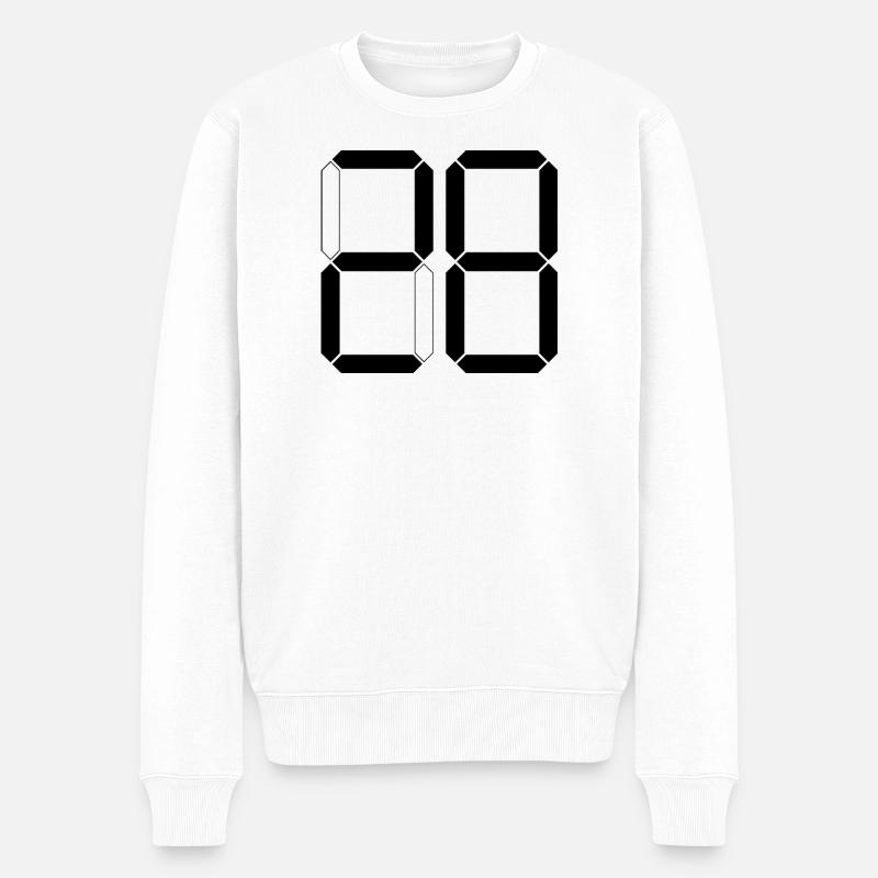 NUMÉRO 28 Vingt-huit Cadeaux Numériques - Pull Premium bio Homme - blanc