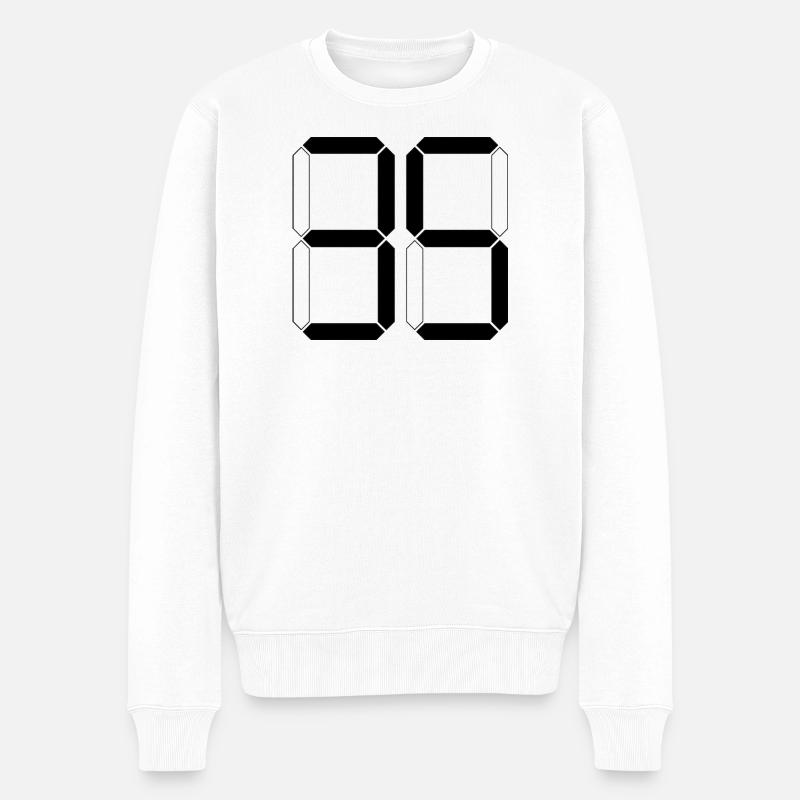 NUMÉRO 35 Trente-cinq Cadeaux Numériques - Pull Premium bio Homme - blanc