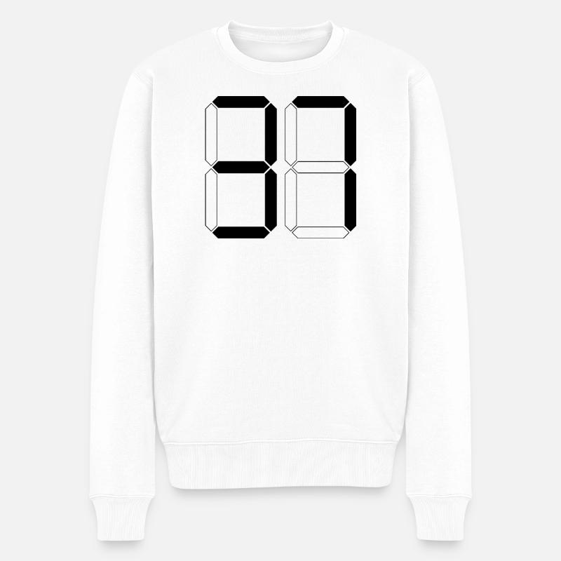 NUMÉRO 37 Trente-sept cadeaux numériques - Pull Premium bio Homme - blanc