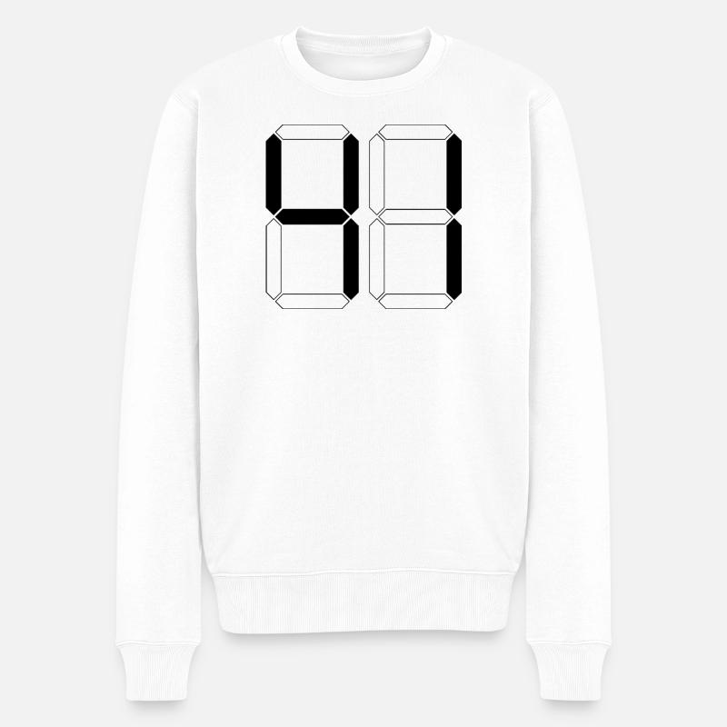 NUMÉRO 41 Quarante-et-Un Cadeaux Numériques - Pull Premium bio Homme - blanc