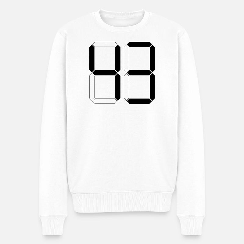 NUMÉRO 43 Quarante-trois Cadeaux Numériques - Pull Premium bio Homme - blanc