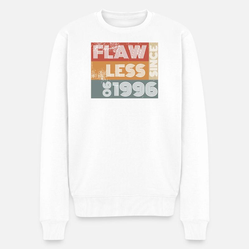 30e anniversaire Parfait depuis 06/1996 - Pull Premium bio Homme - blanc