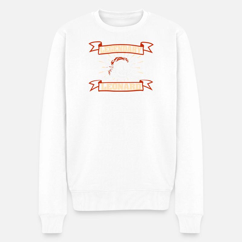 Leonard - Pull Premium bio Homme - blanc