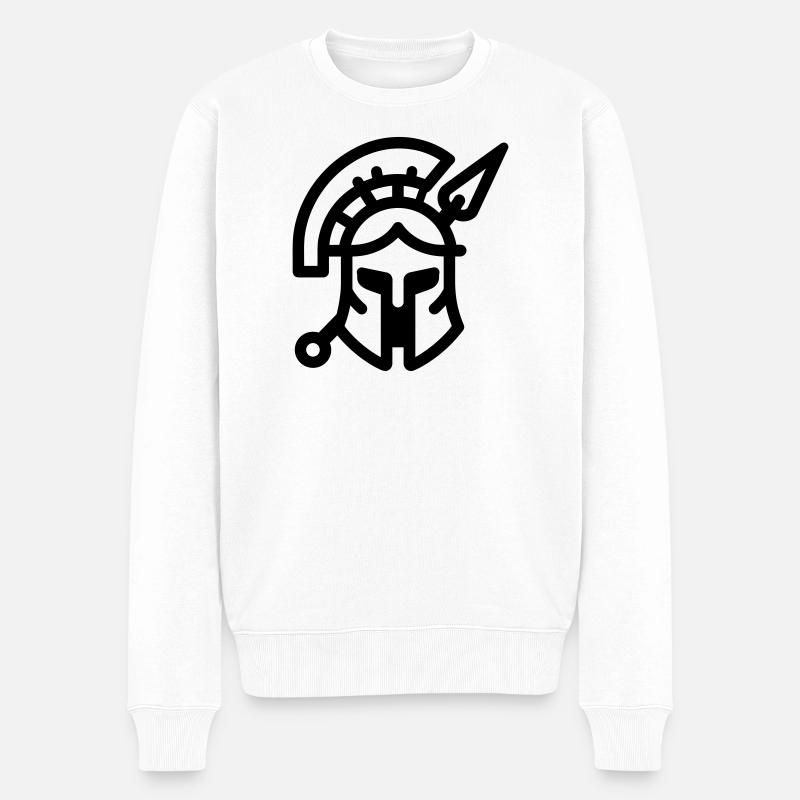 spartan - Pull Premium bio Homme - blanc