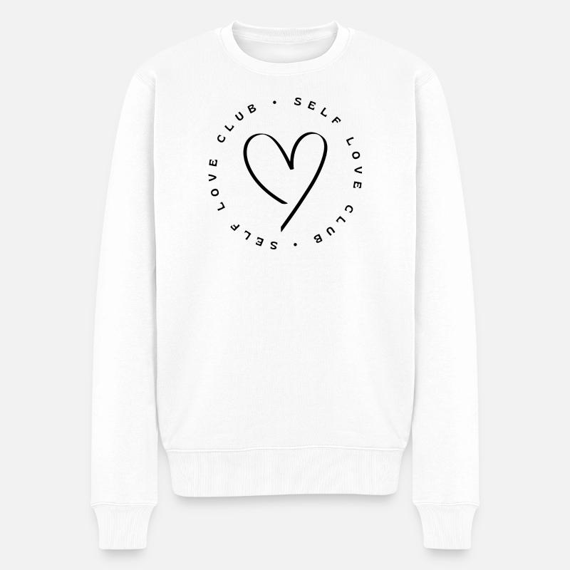 Club d’amour de soi - Pull Premium bio Homme - blanc