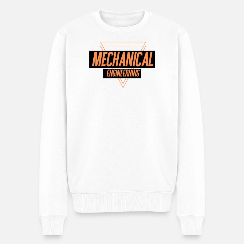 Mechanical Engineering  - Men's Premium Organic Jumper - white