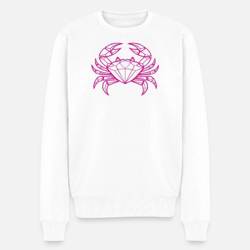 Cancer – Protection et force - Pull Premium bio Homme - blanc
