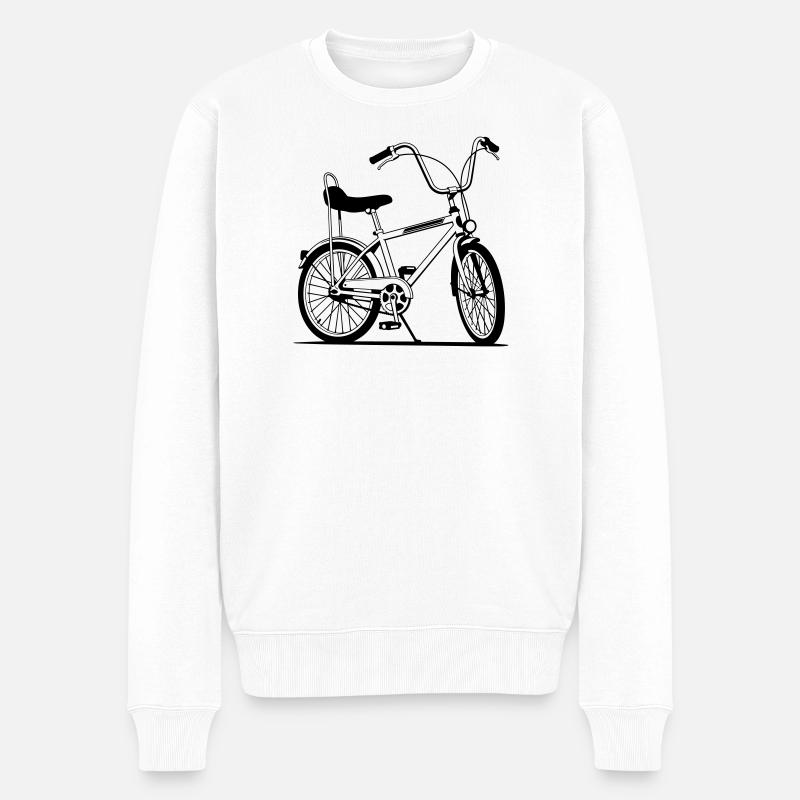 Moto rétro - Pull Premium bio Homme - blanc