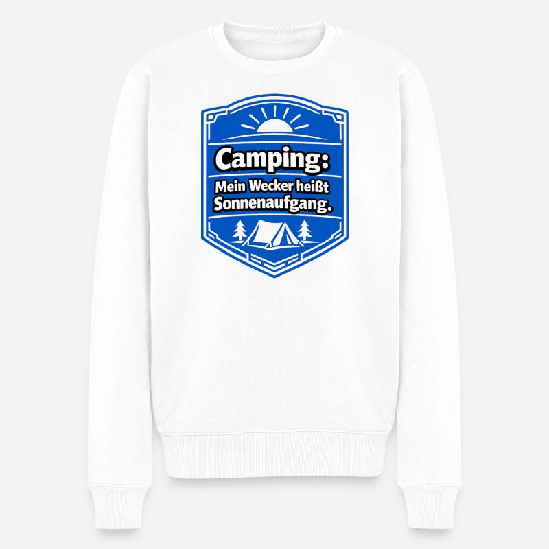 Campeur - Pull Premium bio Homme - blanc