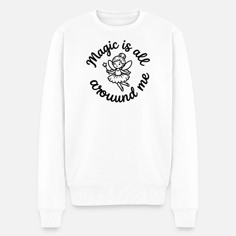 Fée - Pull Premium bio Homme - blanc