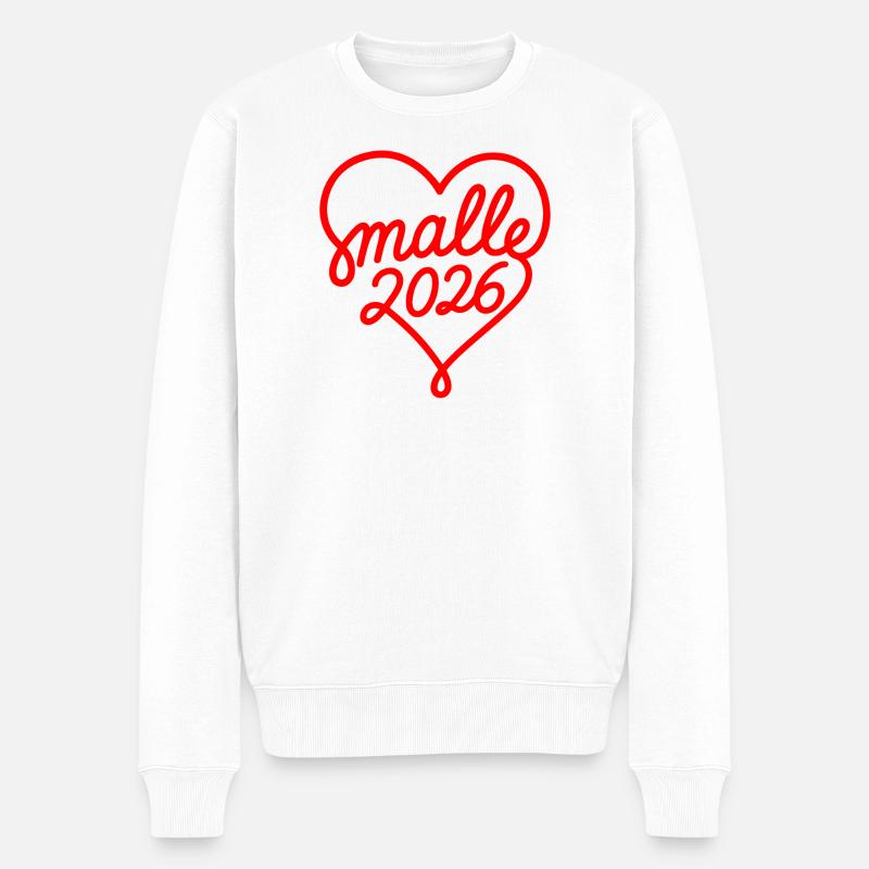 Malle 2026 - Pull Premium bio Homme - blanc