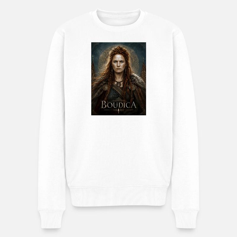 Boudicca/Boudica Portrait - Pull Premium bio Homme - blanc
