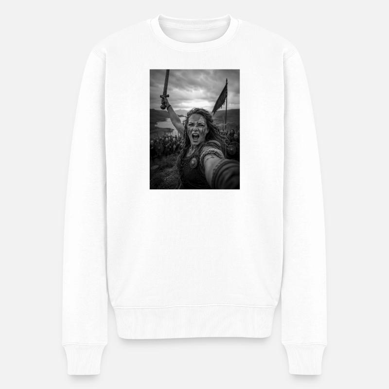 Boudicca/Boudica Selfie - Pull Premium bio Homme - blanc