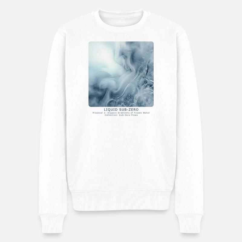 Liquid Sub-Zero - Men's Premium Organic Jumper - white