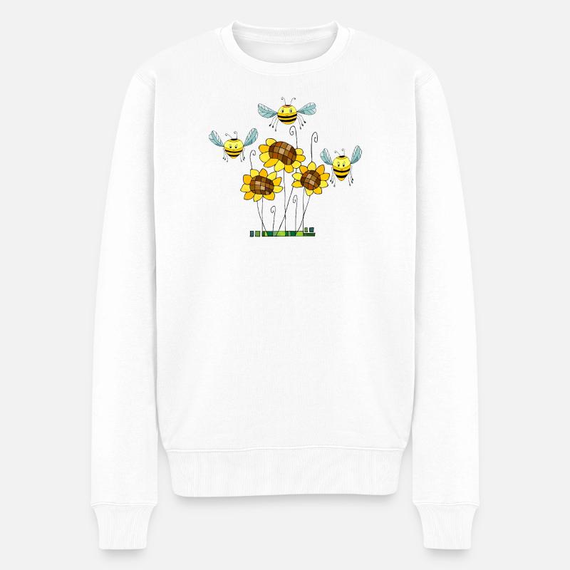Insectes - Pull Premium bio Homme - blanc