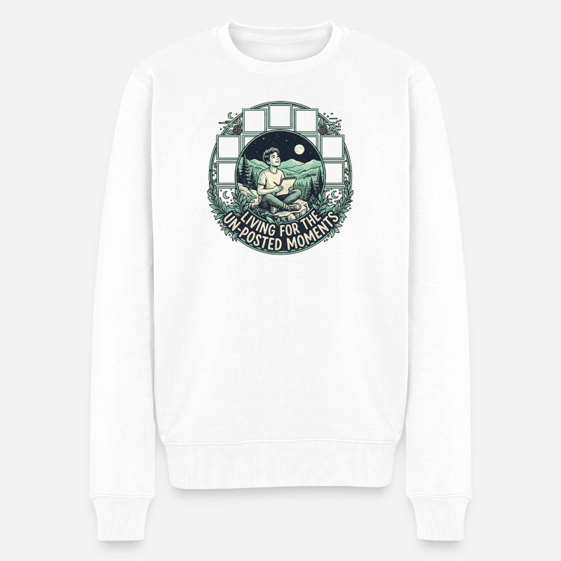 Non publié - Pull Premium bio Homme - blanc