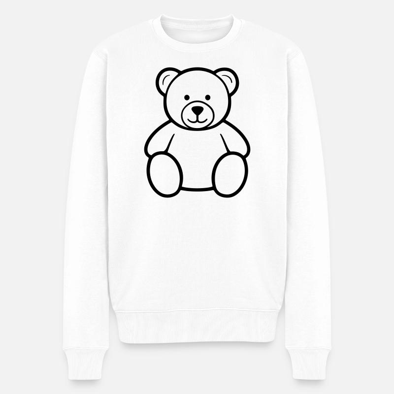 ours - Pull Premium bio Homme - blanc